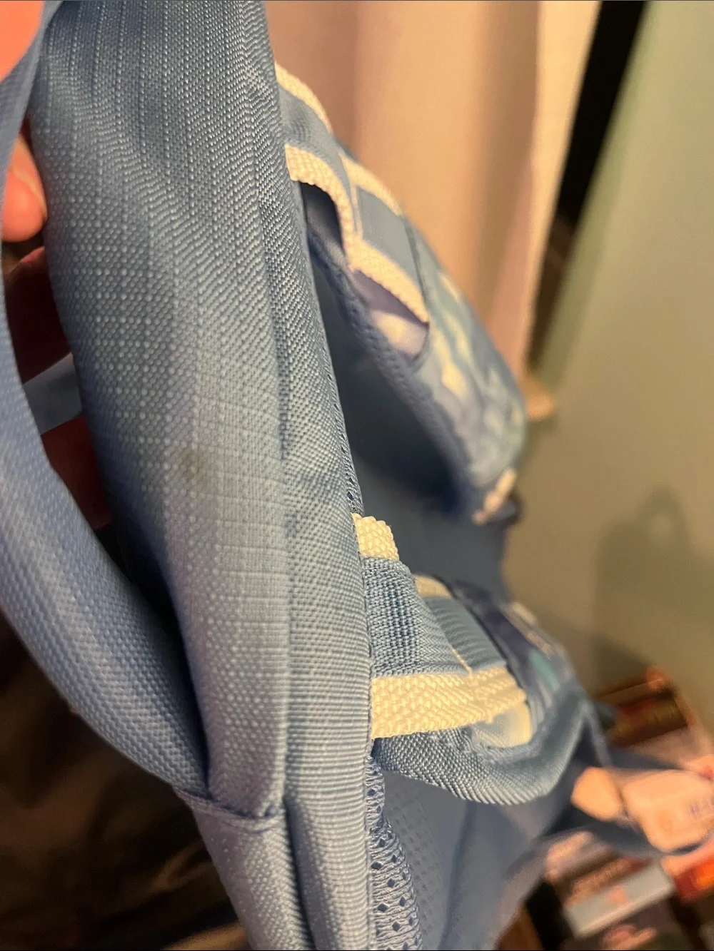 High Sierra Blue Striped Pattern Backpack